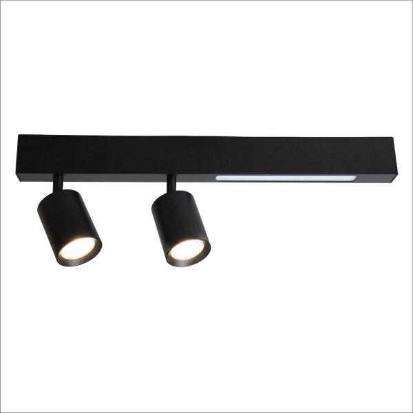 Spot LED MAGNET LED/5W/230V + 2xGU10/60W 3000/4000K negru