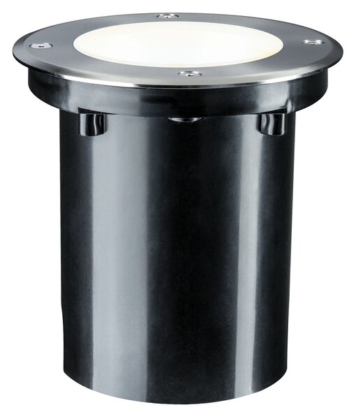 Paulmann Plug & Shine Lampă încastrată 14cm 3,000K 20°, reglabil, Gri, Metal, Modern, Corpuri de iluminat încastrate rotunde
