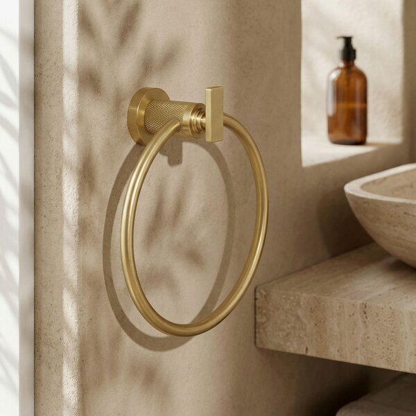 Cuier de baie Ring 81307 Virro Brush Gold