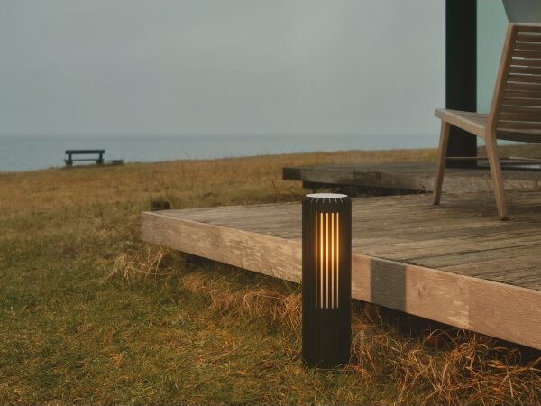 Lampă de exterior Nordlux ALUDRA 1xE27/15W/230V IP44 negru 45,4 cm