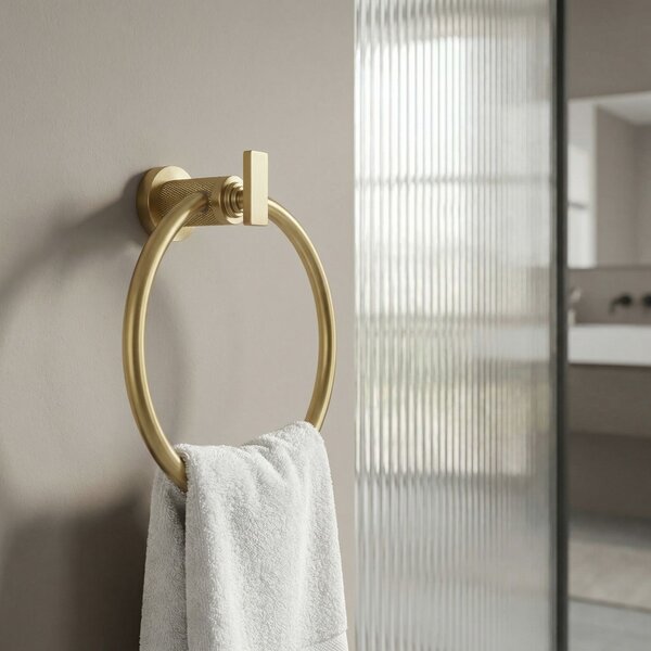 Cuier de baie Ring 81307 Virro Brush Gold