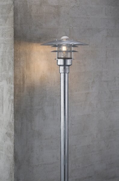 Lampă de exterior Nordlux LONSTRUP 1xE27/60W/230V IP44 crom mat 116 cm