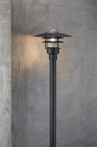 Lampă de exterior Nordlux LONSTRUP 1xE27/60W/230V IP44 negru 116 cm