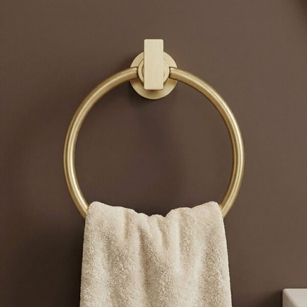 Cuier de baie Ring 81307 Virro Brush Gold