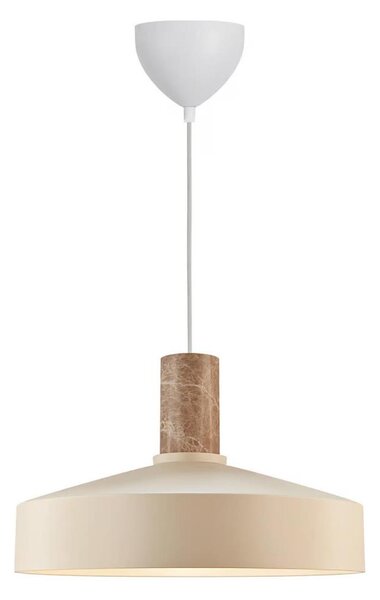Lustră pe cablu Nordlux ELVAS 1xE27/60W/230V d. 37,5 cm bej