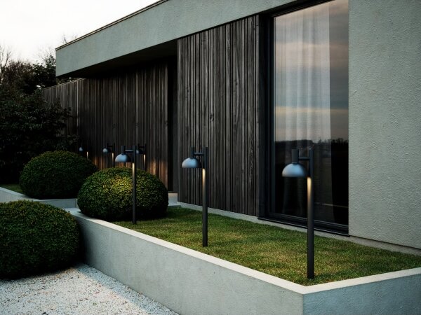 Lampă de exterior Nordlux ARKI 1xE27/20W/230V IP54 negru