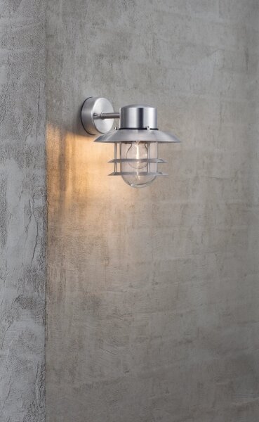 Aplică de exterior Nordlux BLOKHUS 1xE27/60W/230V IP54 argintiu