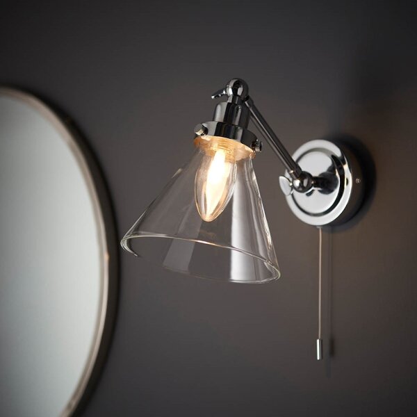 Aplică pentru baie Endon 93853 FARADAY 1xG9/3W/230V IP44 crom lucios