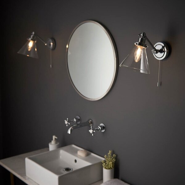 Aplică pentru baie Endon 93853 FARADAY 1xG9/3W/230V IP44 crom lucios