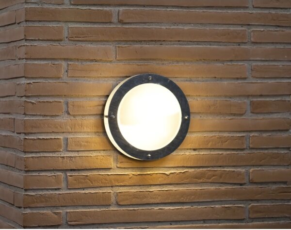 Aplică de exterior Nordlux MALTA 1xE27/60W/230V argintiu