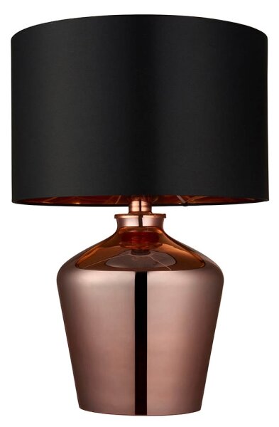 Lampă de masă Endon 61149 WALDORF 1xE27/10W/230V cupru/negru