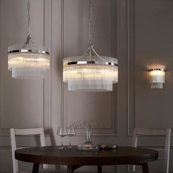 Aplică Endon 104114 MARIETTA 1xE14/6W/230V crom lucios/transparent