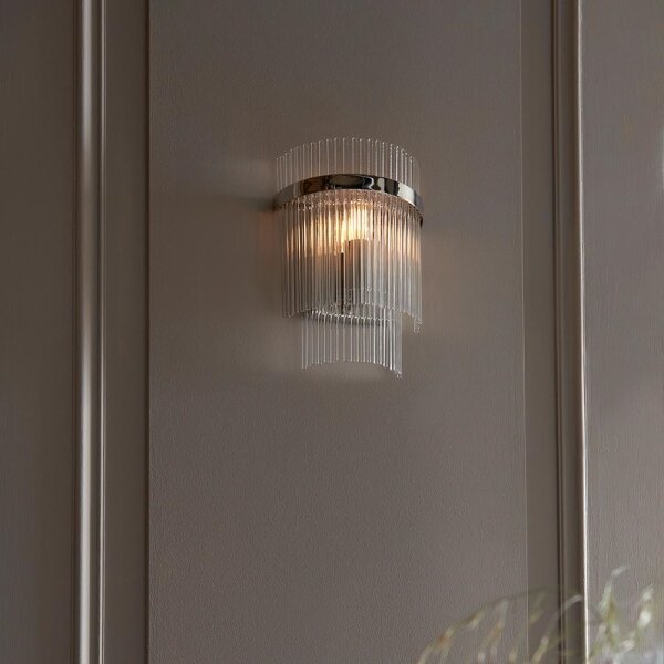 Aplică Endon 104114 MARIETTA 1xE14/6W/230V crom lucios/transparent