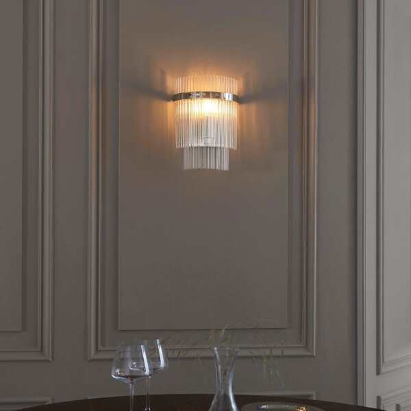 Aplică Endon 104114 MARIETTA 1xE14/6W/230V crom lucios/transparent