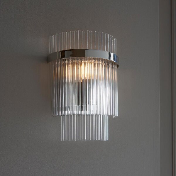 Aplică Endon 104114 MARIETTA 1xE14/6W/230V crom lucios/transparent
