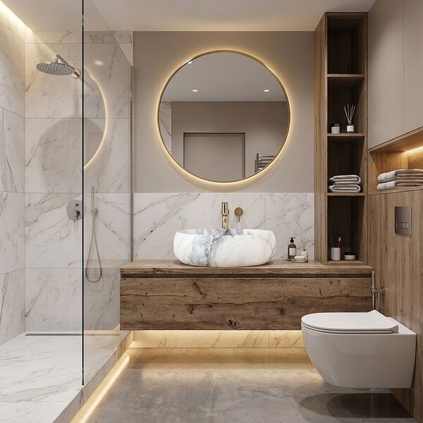 Lavoar de top blat Rea Linda Granit Mat