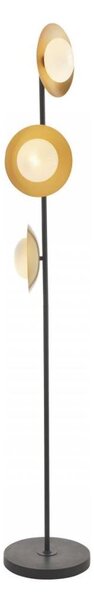 Lampadar Endon 92039 RUFFLE 3xG9/3W/230V negru/auriu