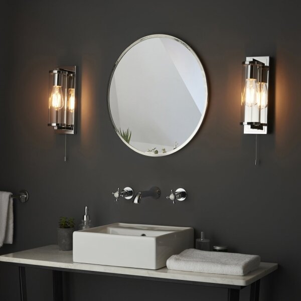 Aplică pentru baie Endon 94074 TAYLOR 1xE27/10W/230V IP44 crom lucios