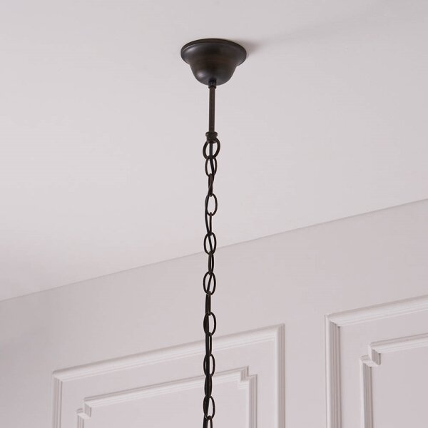 Candelabru cu lanț Tiffany ASTORIA, 1x E27/60W/230V, diametru 40 cm