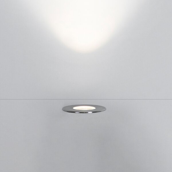 BRUMBERG Boled LED de încastrat, Ø 6,4 cm, 6 W, Metalic, Metal, Modern, Corpuri de iluminat încastrate rotunde