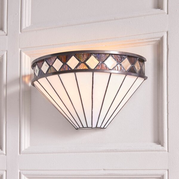 Endon 64149 - Aplică de perete Tiffany FARGO, 1xE14/40W/230V