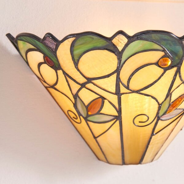 Endon 64198 - Aplica de perete Tiffany JAMELIA 1xE14/40W/230V