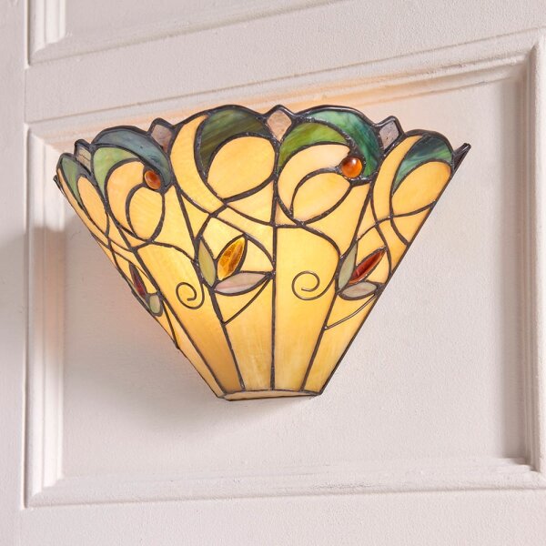 Endon 64198 - Aplica de perete Tiffany JAMELIA 1xE14/40W/230V