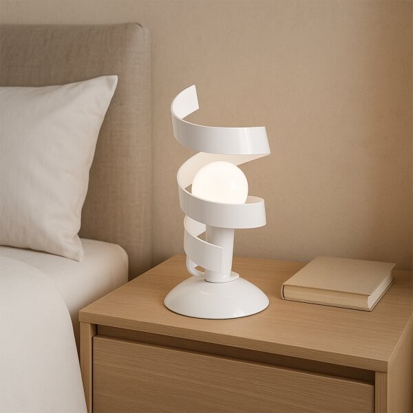 Lampă de masă ONLI ZOE 1xE14/6W/230V 22 cm alb