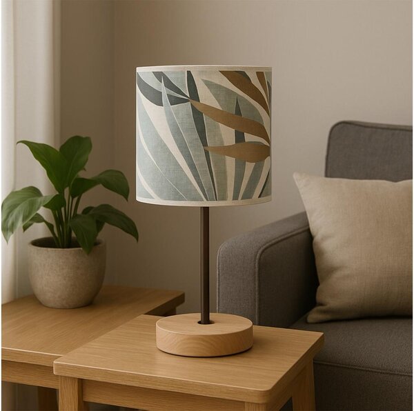 Lampă de masă ONLI FLORA 1xE27/22W/230V 28 cm verde/auriu