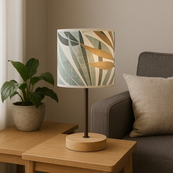 Lampă de masă ONLI FLORA 1xE27/22W/230V 28 cm verde/auriu