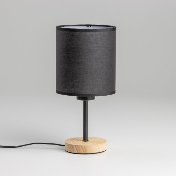 Lampă de masă Brilagi NUBILA WOOD 1xE27/25W/230V stejar/negru
