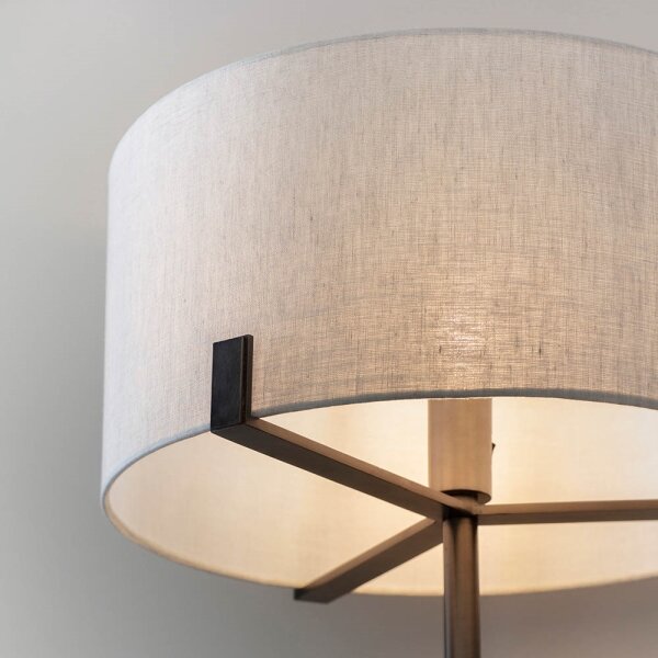 Lampadar Endon 72634 HAYFIELD 1xE27/40W/230V maro/gri