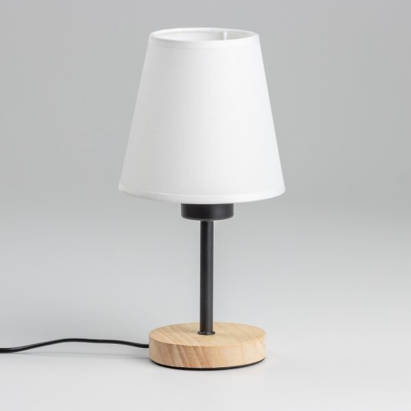 Lampă de masă Brilagi NUBILA WOOD 1xE27/25W/230V stejar/alb