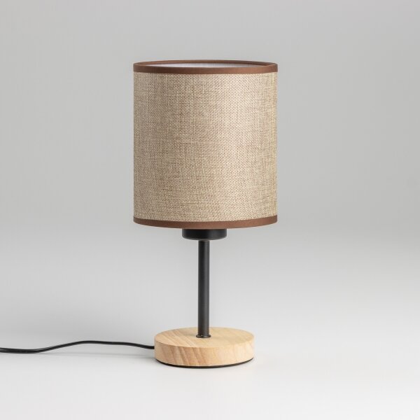 Lampă de masă Brilagi NUBILA WOOD 1xE27/25W/230V stejar/maro