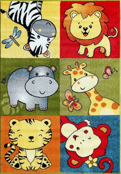 Covor cu Animalute pentru Copii 11502 Selectează mărime: 160 X 230