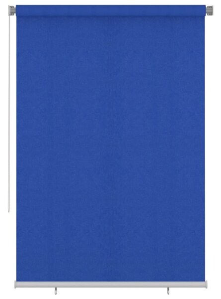 Jaluzea tip rulou de exterior, albastru, 160x230 cm, HDPE