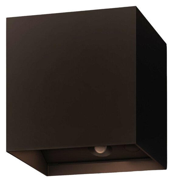 Calex LED cu senzor reîncărcabil pentru exterior, senzor, negru,, reglabil, Negru, Aluminiu, Modern, Priză de perete sus / jos