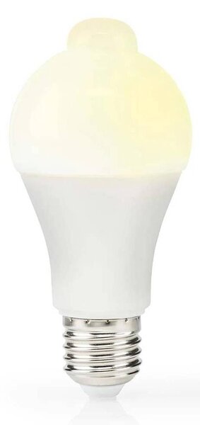 Nedis LBPE27A601-LED Bec cu senzor de mișcare și de crepuscul A60 E27/4,9W/230V 3000K
