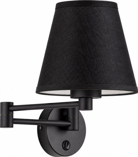 BRILAGI - Aplică de perete NUBILA 1xE27/15W/230V neagră