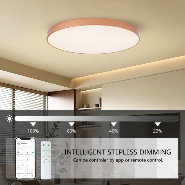 BRILAGI-LED Corp de iluminat dimabil POOL SMART LED/128W/230V 100 cm Wi-Fi Tuya bronz+telecomandă