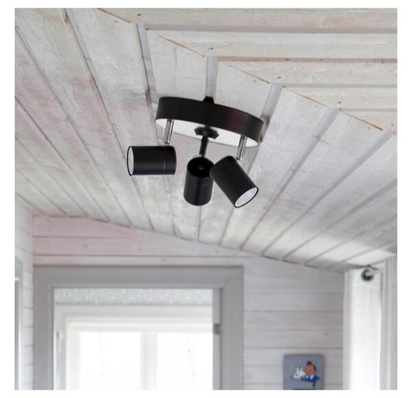 Spot ByRydens 4200710-4002 CORRECT 3xGU10/7W/230V negru