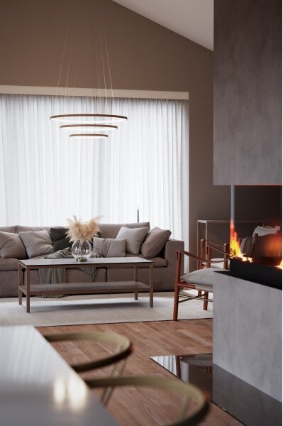 ByRydens 4202250-5507 - Lustră suspendată pe cablu TRIONE, LED/45W/230V