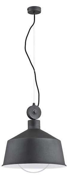 Lustră pe cablu CORA 1xE27/15W/230V gri