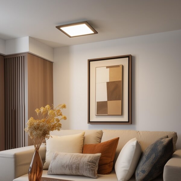 Eglo - Panou LED SALOBRENA 2, 25W, 230V, dimabil, maro