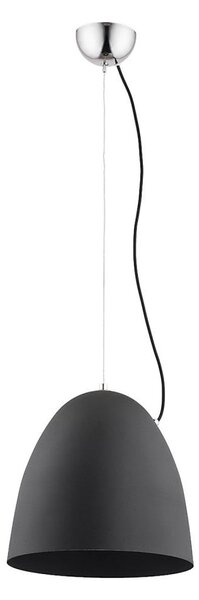 Lustră pe cablu ZETES 1xE27/15W/230V negru