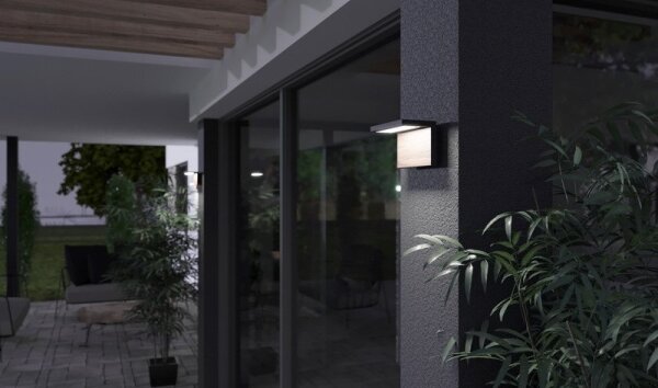 Aplică LED de exterior NATURA LED/12W/230V 4000K IP65 maro/antracit