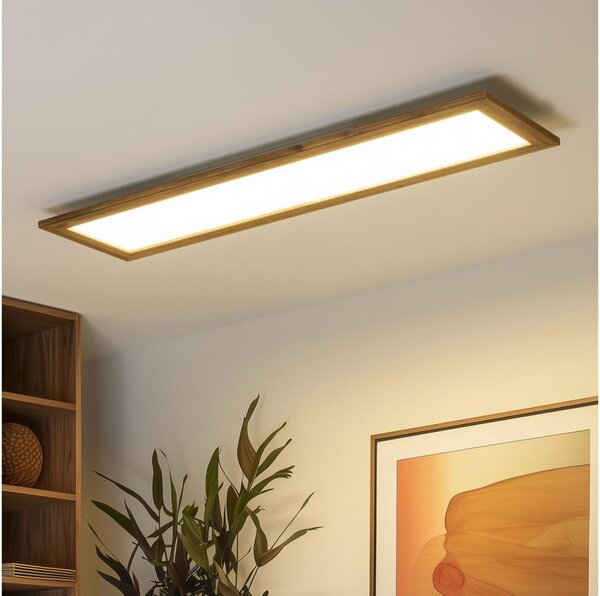 Plafonieră LED Brilagi SLIMFRAME WOOD LED/58W/230V 124x34 cm maro