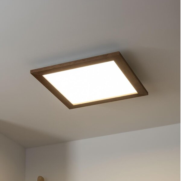 Plafonieră LED Brilagi SLIMFRAME WOOD LED/36W/230V 49,5x49,5 cm maro închis