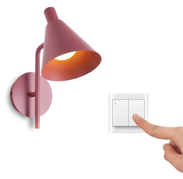Brilagi - Aplică LED de perete LUCERA, 3W, 230V, roz
