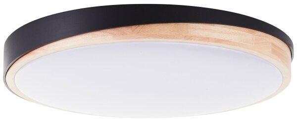 Plafonieră LED dimabilă Brilliant BAARLO LED/36W/230V d. 50 cm negru + telecomandă